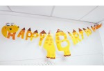 Girlanda Dino Happy Birthday 165x40 cm 