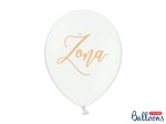 Balon Żona Pastel Pure White 14 cali - 35 cm