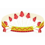 Opaski papierowe Indianin 3 szt.