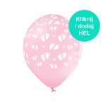 Balon w Stópki Pastel Baby Pink 14 cali - 35 cm