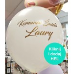Balon Lateksowy Biały 19 cali - ok. 48 cm