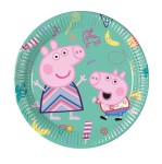 Talerzyki Świnka Peppa 20 cm 8 szt.