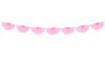 Girlanda Bibułowa Rozety Różowa 3m 