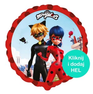 Balon Miraculous okrągły 18cali - 45cm
