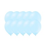 Balony Niebieskie Ice Blue Pastel 10 szt. 30cm  