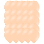 Balony Brzoskwiniowe Peach Cream Pastel 25 szt. 30cm 