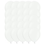 Balony White Pastel 25 szt. 30cm  