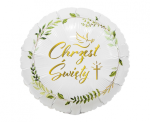 Balon Chrzest Święty okrągły 45 cm
