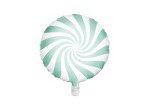 Balon Cukierek zielony 18 cali - 45 cm