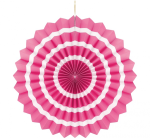 Rozeta Dekoracyjna Biały Pasek Różowa 1szt.