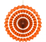 Rozeta Dekoracyjna Biały Pasek Pomarańczowa 1szt.  