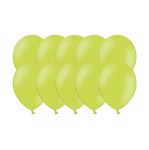 Balony Zielone Apple Green Pastel 10 szt. 30cm   
