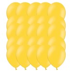 Balony Żółte Bright Yellow Pastel 25 szt. 30cm 