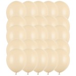 Balony Beżowe Alabaster Pastel 25 szt. 30cm 