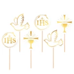 Toppery Na Komunię Świętą 6szt. 