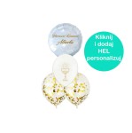 Balonowy Bukiet Na Komunię Mini Gold Personalizowany  