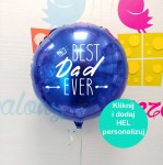 Balon Niebieski okrągły 16 cali - 40 cm