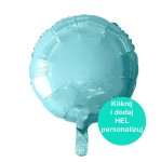 Balon Jasnoniebieski okrągły 16 cali - 40 cm 