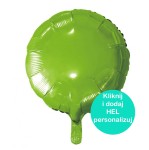 Balon Zielony okrągły 16 cali - 40 cm  