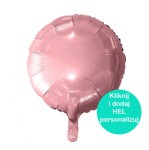 Balon Jasnoróżowy okrągły 16 cali - 40 cm  