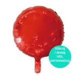 Balon Czerwony okrągły 16 cali - 40 cm  