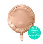 Balon Złoty róż okrągły 16 cali - 40 cm  