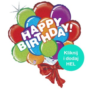 Balon Baloniki Happy Birthday 94cm  