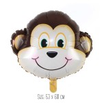 Balon Małpka 63x53 cm