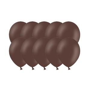 Balony Cocoa Brown Pastel 10 szt. 30cm    