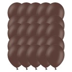 Balony Cocoa Brown Pastel 25 szt. 30cm    