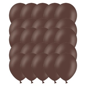 Balony Cocoa Brown Pastel 25 szt. 30cm    
