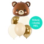 Bukiet Balonowy Boho Miś