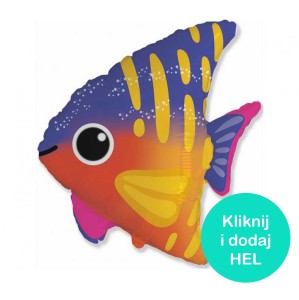 Balon foliowy Uśmiechnięta Rybka 60 cm