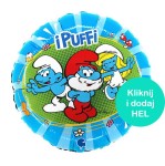 Balon okrągły Smerfy 18 cali 45 cm