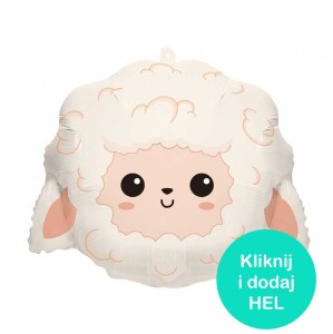 Balon Foliowy Baranek Owieczka 43x36 cm   