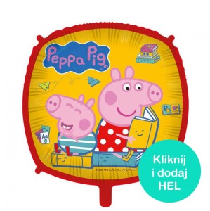 Balon Świnka Peppa i George 17 cali - 43 cm