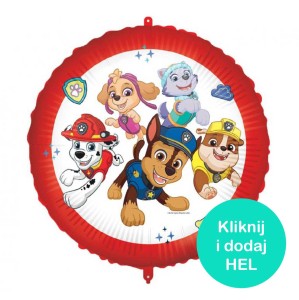 Balon Psi Patrol Ready For Action okrągły 18cali-46cm
