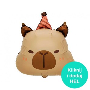 Balon Kapibara urodzinowa 48x38cm