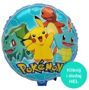 Balon okrągły Pokemony 45 cm