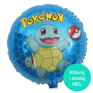 Balon okrągły Squirtle Pokemon 45 cm