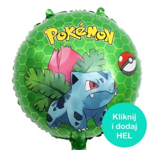 Balon okrągły Bulbasaur Pokemon 45 cm