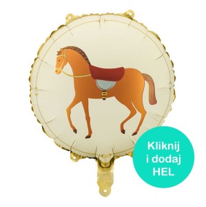 Balon okrągły Konik 18cali-45cm